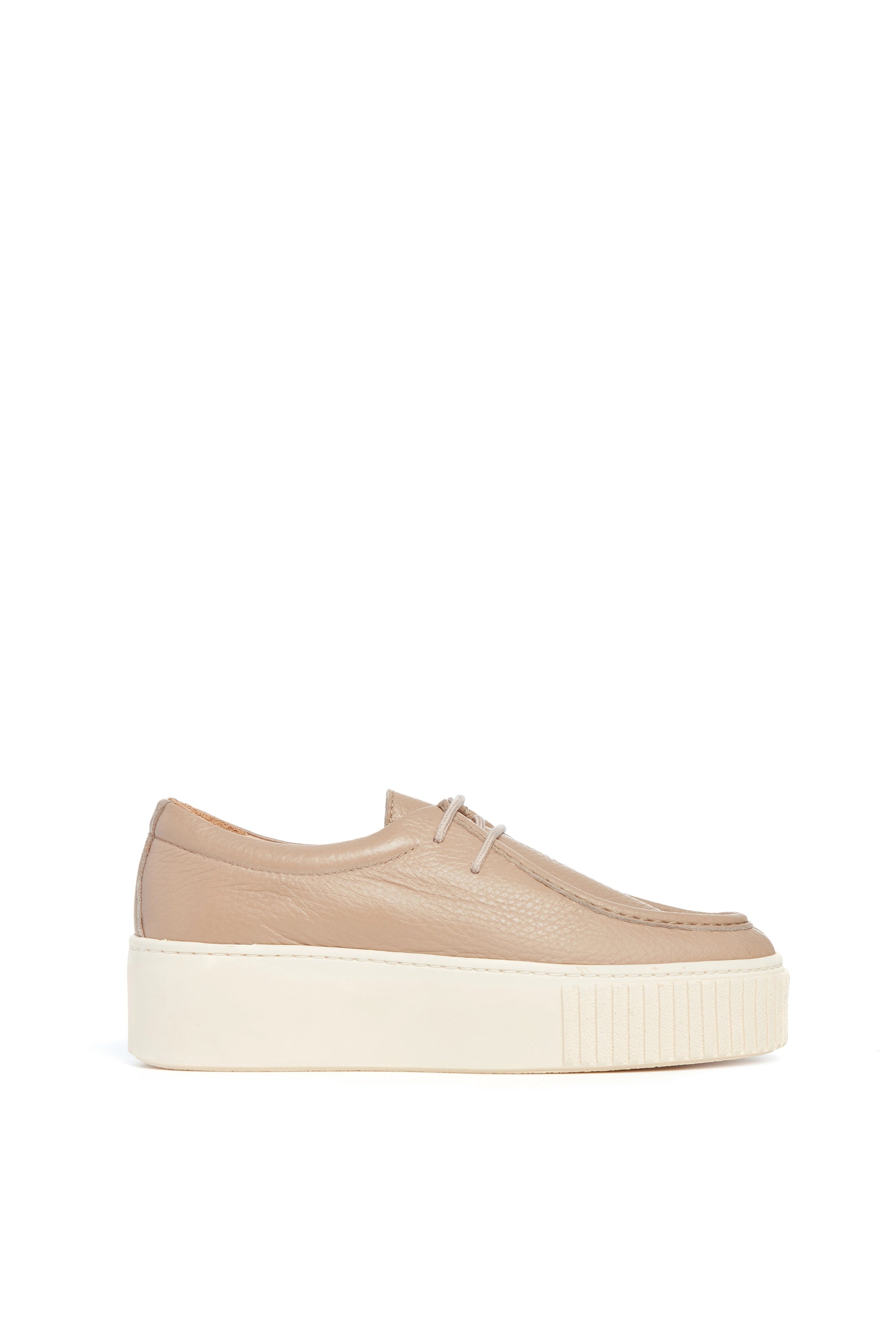 Everyday Elegance Sale Fontaina Platform Sneaker in Dark Camel Leather