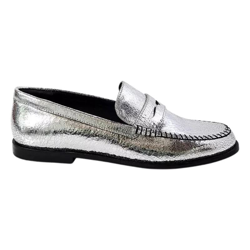 Comfortable Stretch Shoes Promotion Free People Women's Blanket Stitch Pale Pewter Leather
