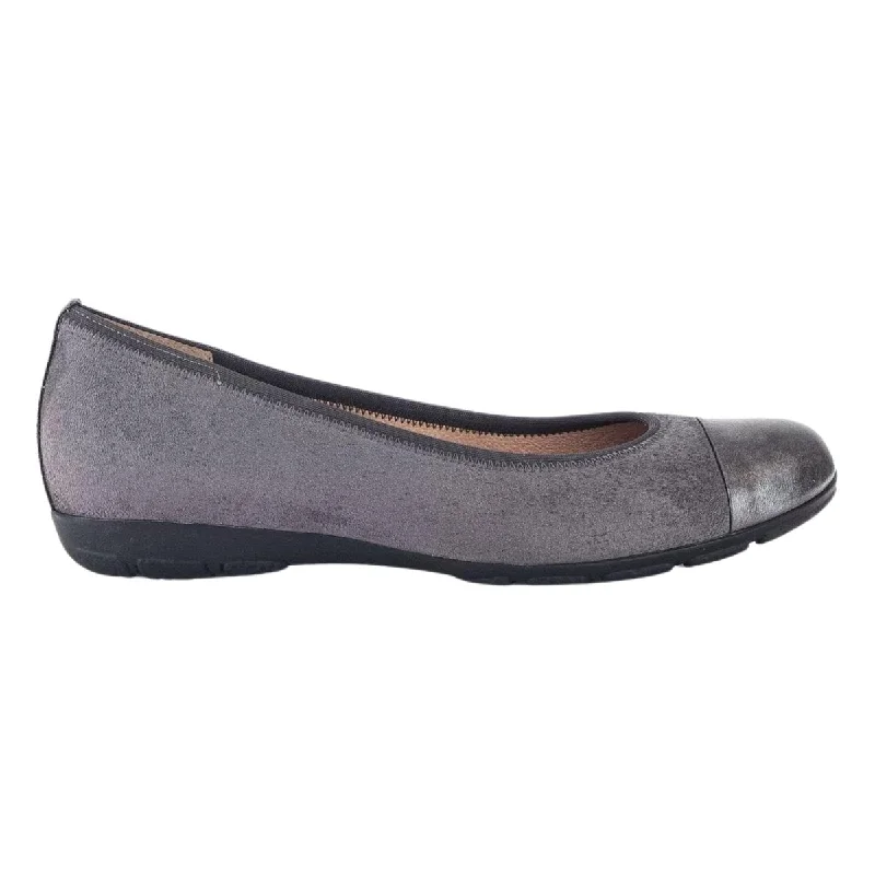 Smart Casual Deals Gabor Women's 54.161.49 Sporty Ballet Dark Grey Suede
