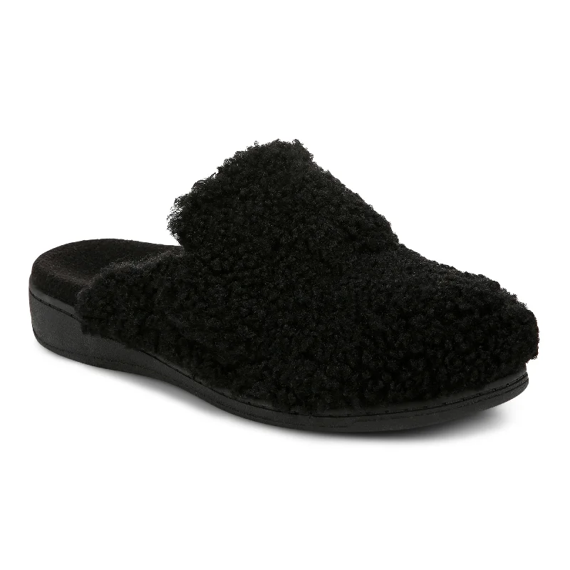 Effortless Slip-On Shoes Gemma II - Black Shearling