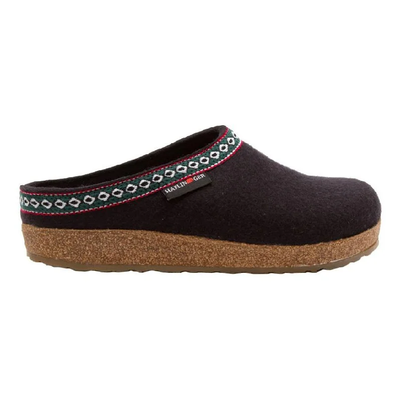 Women's Bold Fashion Shoes Haflinger Women's GZ 15 Black Wool