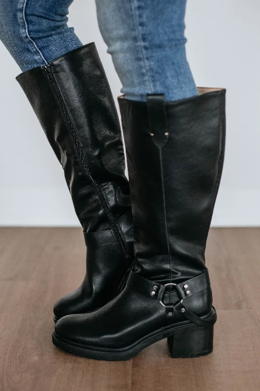 Women's Office Shoes Haven't You Heard Boots - Black