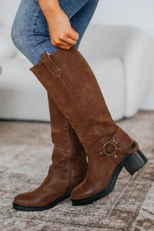 Women's Chic Footwear Haven't You Heard Boots - Coffee