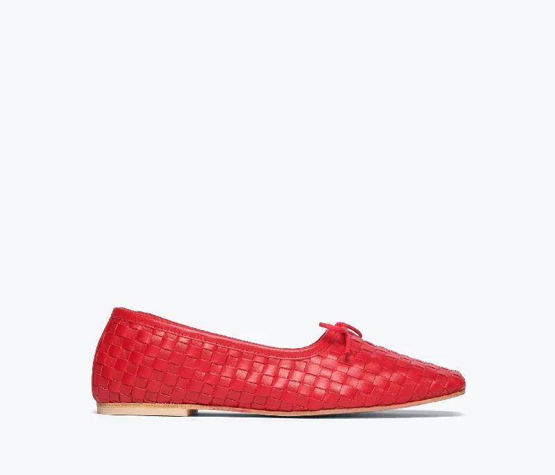 Mega Sales JADA SQUARE TOE BALLET FLAT
