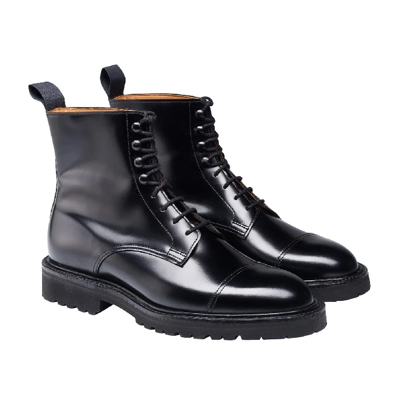 Hot Styles Jane Black Cavalry Calf