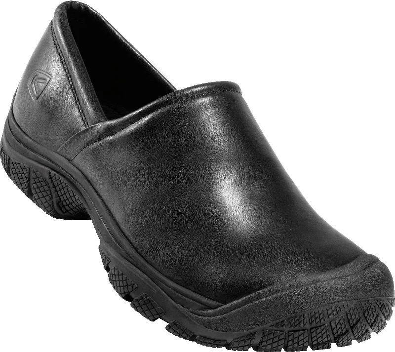 Women's Statement Boots Keen Utility Black Mens PTC II WR Leather Slip-On Shoes