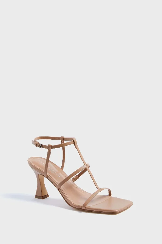 Sporty Fashion Offers Medium Natural Dennie Heels