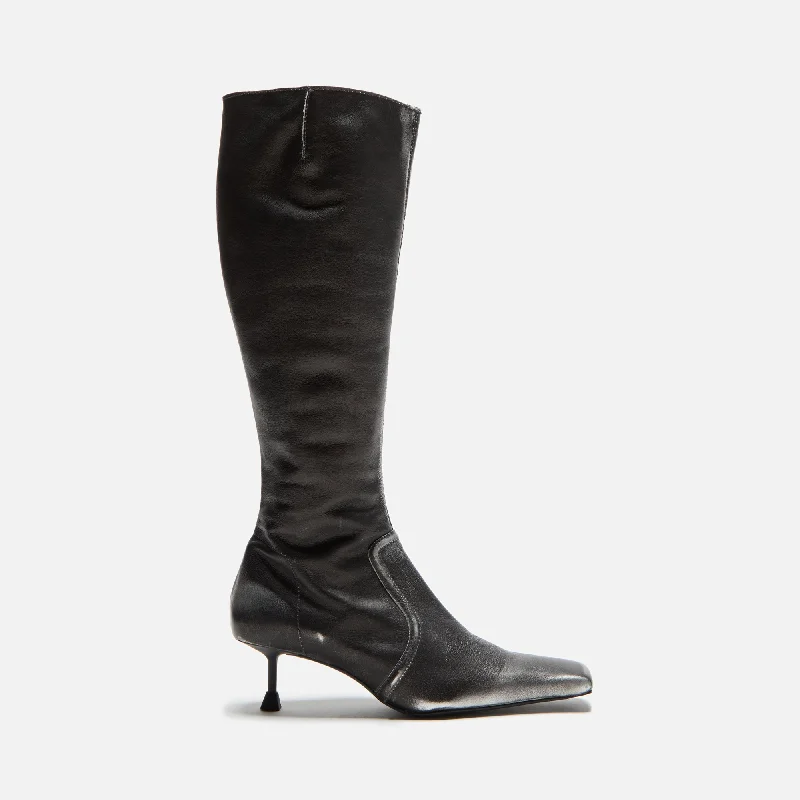 Latest Fashion Miista Vikki Tall Boots - Black Grey