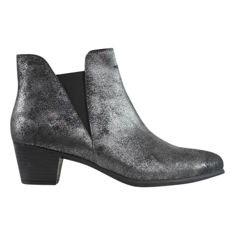 Trendy Looks On Sale Munro Women's Jackson Graphite Metallic Suede
