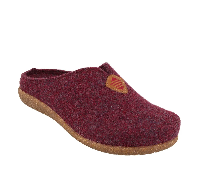 Comfortable Office Shoes My Sweet Wool - Wine