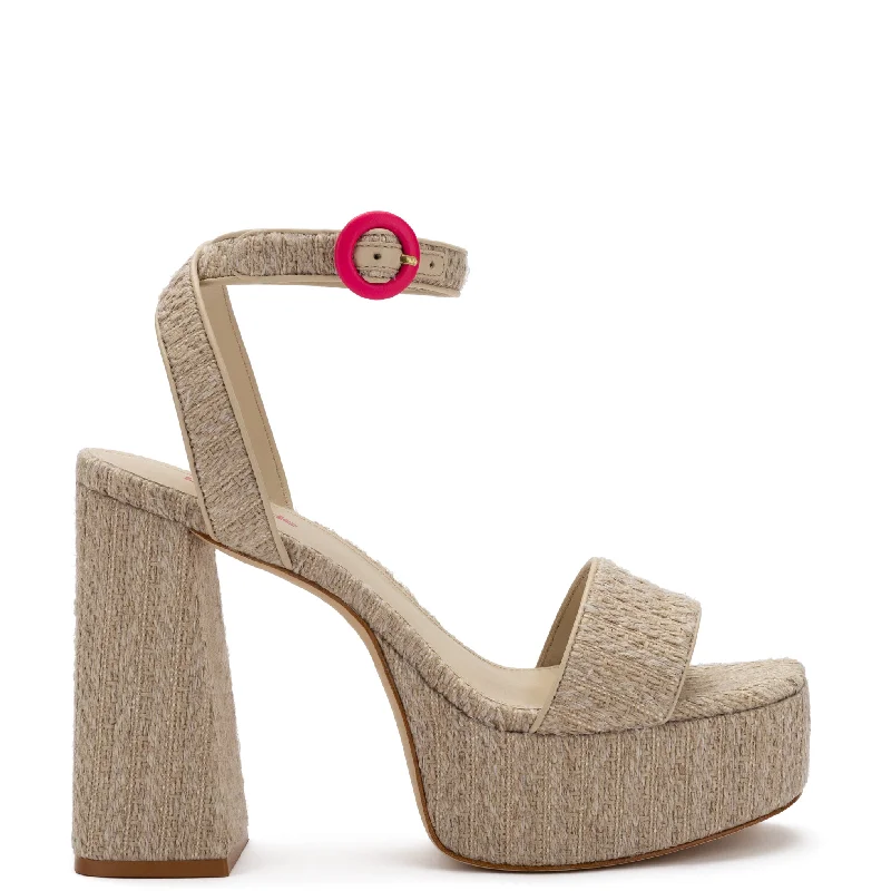 Laid-Back Fashion Offers Dolly Sandal In Natural Raffia