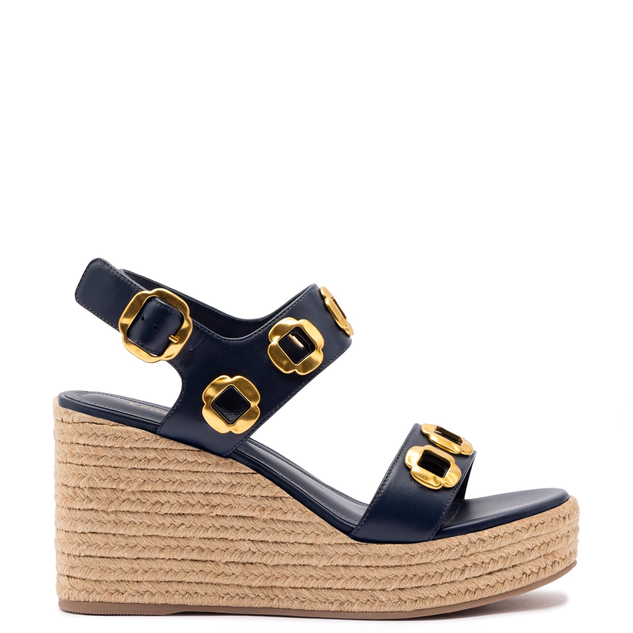 Fashion-Forward Offers Milan Espadrille In Navy Leather
