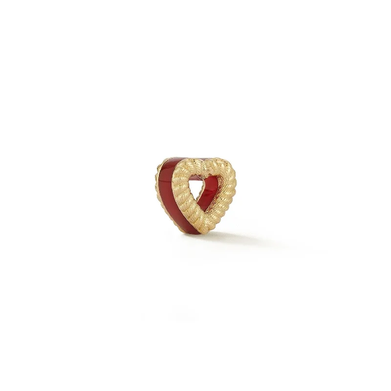 Street-Style Slip-Ons New Leona Collection Heart Slider Carnelian Inlay Charm