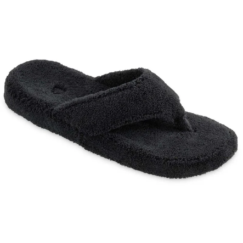 Comfortable Stylish Shoes Spa Thong - Black