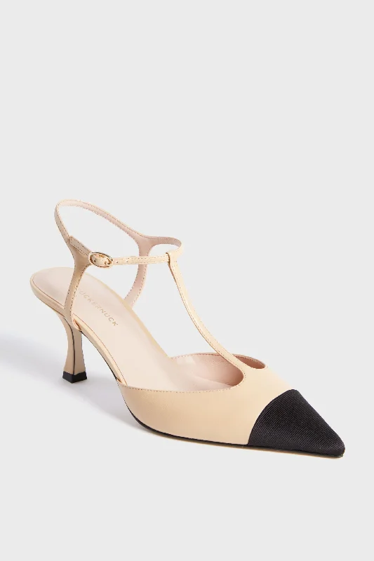 Soft Sole Shoes Nude Leather Margot Heels