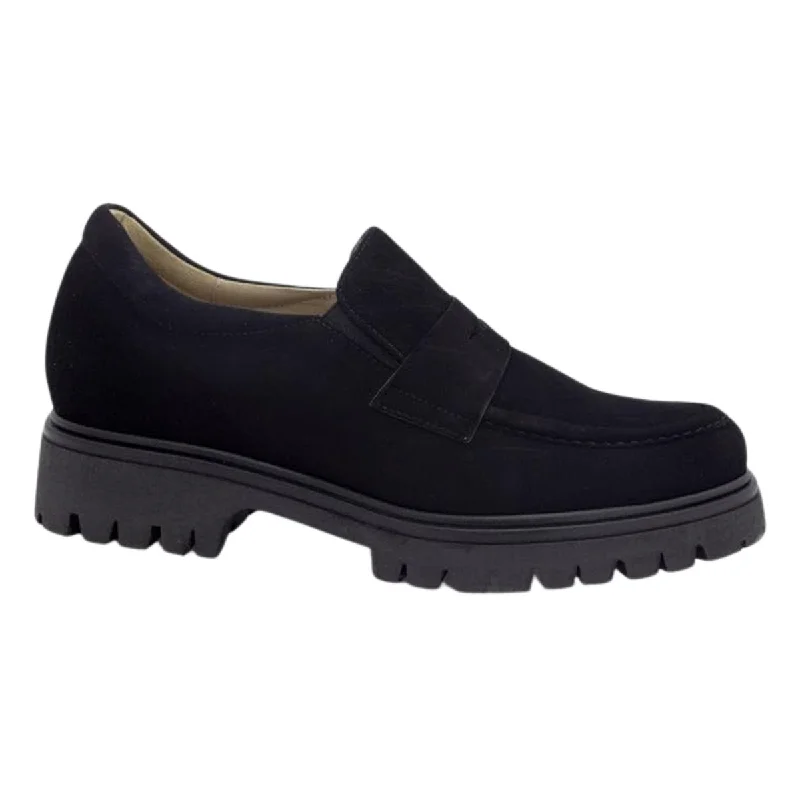 Soft Sole Casual Shoes Pie Santo Women's 235629 Black Suede