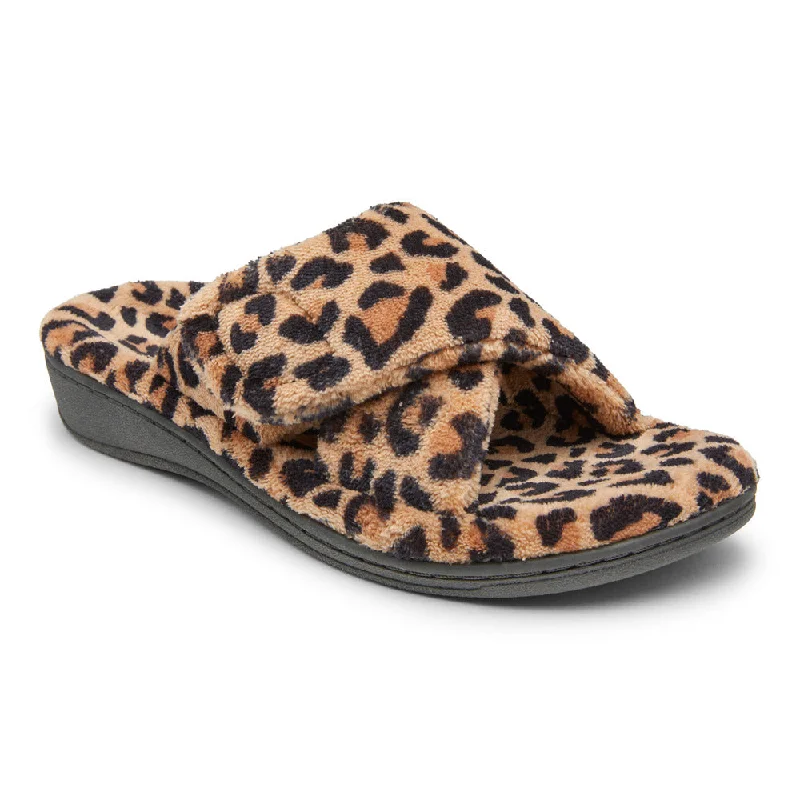 Modern Urban Slip-Ons Relax 26 - Tan Leopard