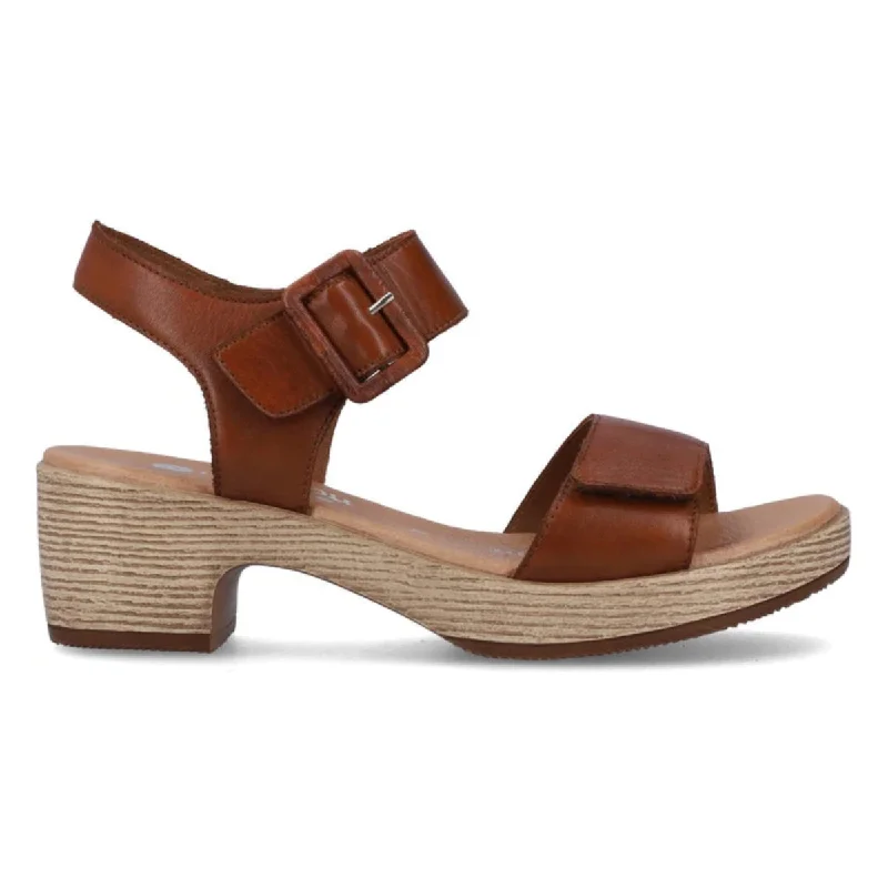 Comfortable Flats Rieker Women's D0N52-24 Jerilyn Nutmeg Leather