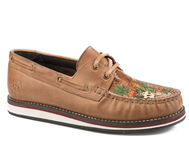 Business Casual Shoes Discount Roper Cactus Womens Burnished Brown Leather Bertha Slip-On Shoes Business Casual Shoes Discount Roper Cactus Womens Burnished Brown Leather Bertha Slip-On Shoes