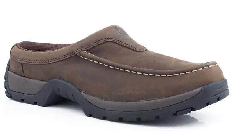 Slip-On Shoes Promotion Roper Mens Lightweight Slip-Ons Brown Oiled Leather Comfort Loafer Shoes Slip-On Shoes Promotion Roper Mens Lightweight Slip-Ons Brown Oiled Leather Comfort Loafer Shoes