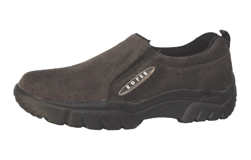 Flexible Sole Shoes Sale Roper Mens Performance Sport Slip-On Brown Suede Leather Loafer Shoes Flexible Sole Shoes Sale Roper Mens Performance Sport Slip-On Brown Suede Leather Loafer Shoes