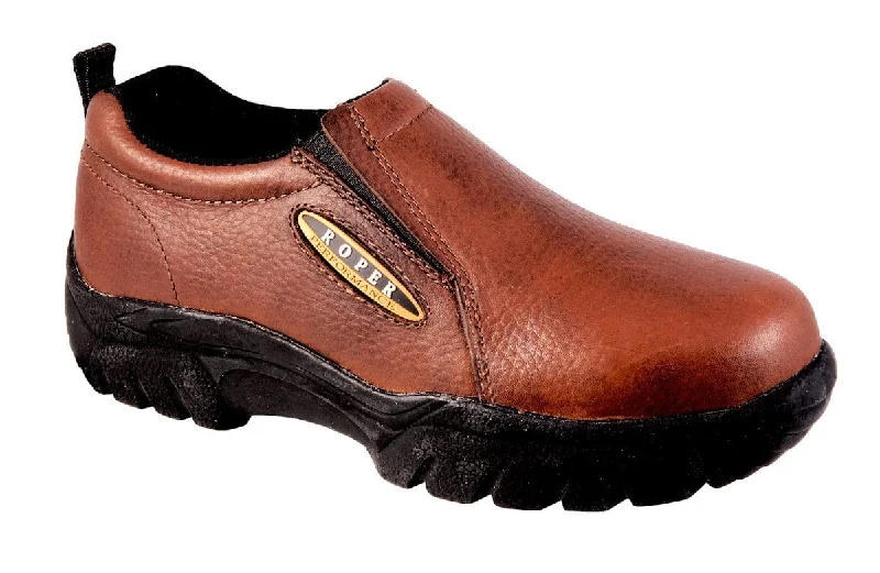 Durable Dress Shoes Promotion Roper Mens Performance Sport Slip-Ons Brown Bay Leather Loafers Shoes Durable Dress Shoes Promotion Roper Mens Performance Sport Slip-Ons Brown Bay Leather Loafers Shoes