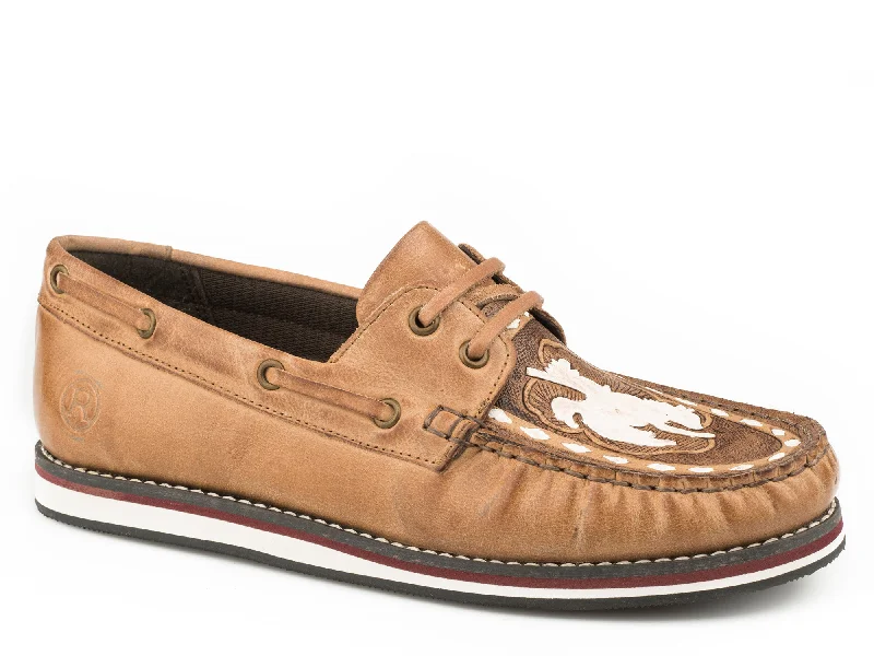 Premium Footwear Sale Roper Moccasin Womens Beige Leather Filly Loafer Shoes