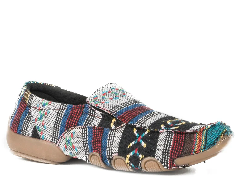 Flexible Sole Shoes Sale Roper SlipOn Womens Black Canvas Southwest Liza MultiColor Shoes Flexible Sole Shoes Sale Roper SlipOn Womens Black Canvas Southwest Liza MultiColor Shoes