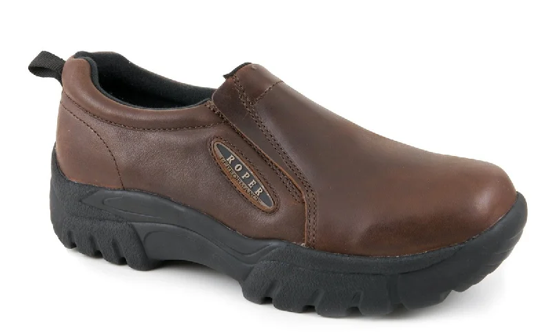 Statement Footwear Discount Roper Womens Performance Brown Oiled Leather Sport Comfort Slip On Shoes Statement Footwear Discount Roper Womens Performance Brown Oiled Leather Sport Comfort Slip On Shoes