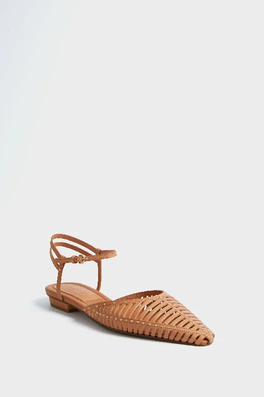Comfortable Motion Flexible Shoes Rust Cage Flats