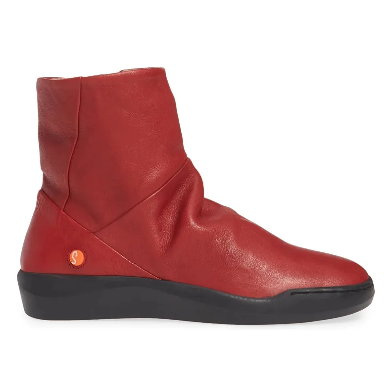 Outdoor Hiking Shoes Promotion Softinos by Bos & Co Women's Bler550SOF Red Smooth Waterproof