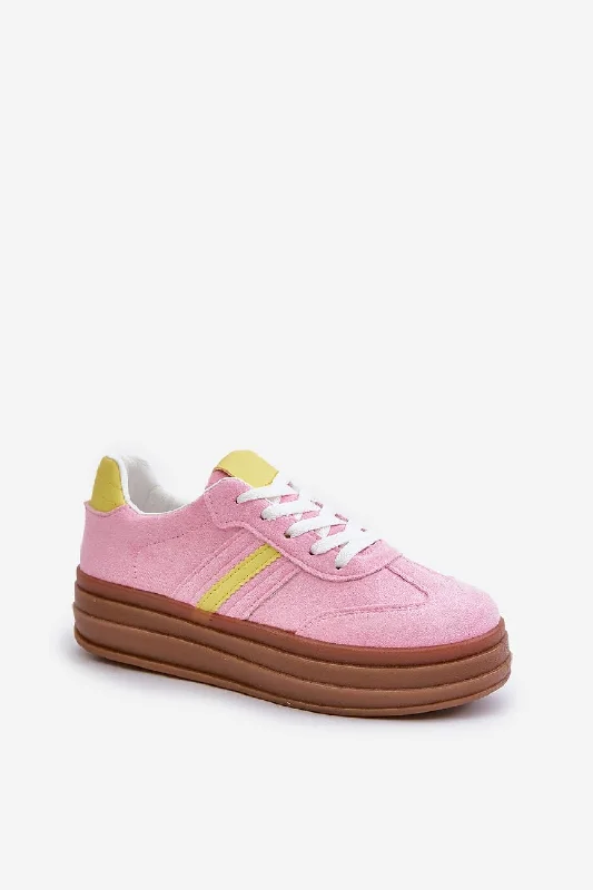Final Sale Step In Style Platform Sneakers