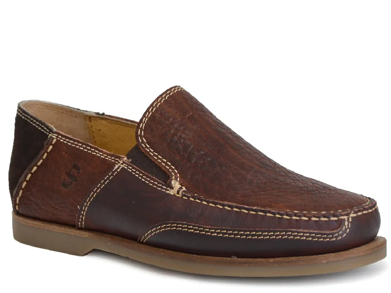 Women's Fluffy Indoor Shoes Stetson Mens Chance Brown Leather Loafer Shoes