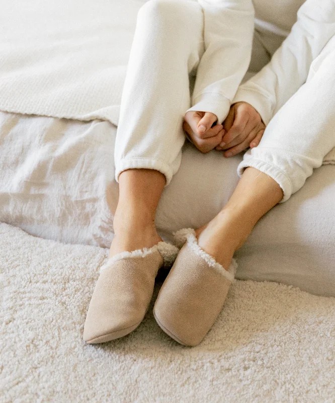Casual Chic Deals Suede Moroccan Slipper