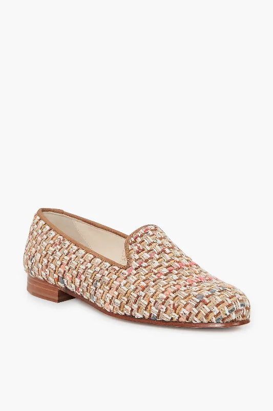 Statement Boots Offer Tan Confetti Loafers