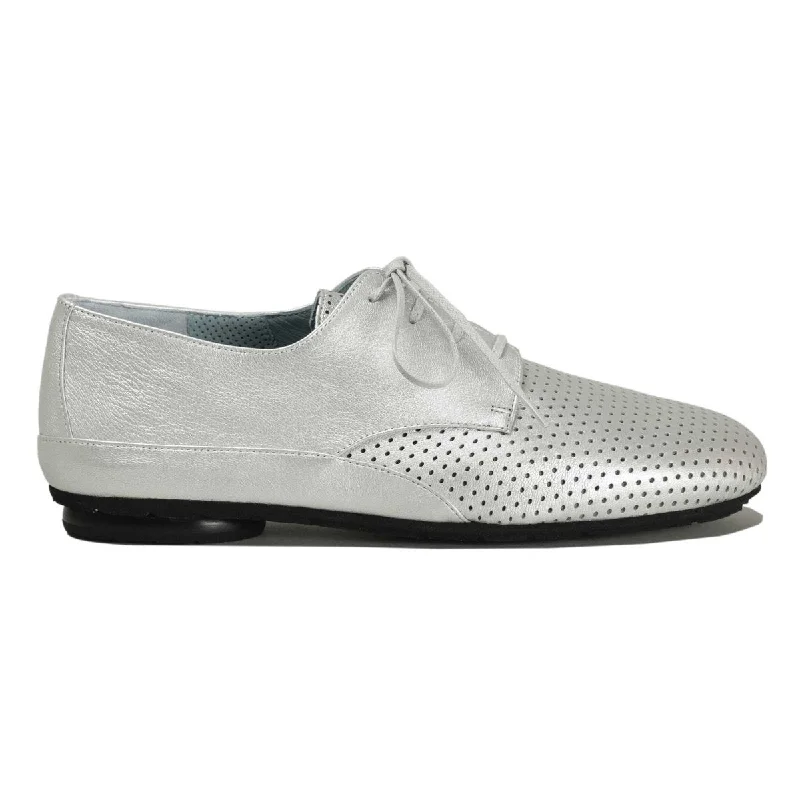 Comfortable Flats Sale Thierry Rabotin Women's Gatsby Silver Wash Leather