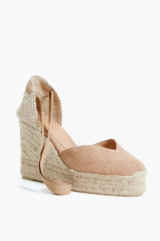 Functional Comfort Shoes Deals Tostado Carmin Chiara Espadrilles