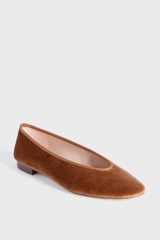 High-Fashion Casual Shoes Velvet Hazel Nina Flats
