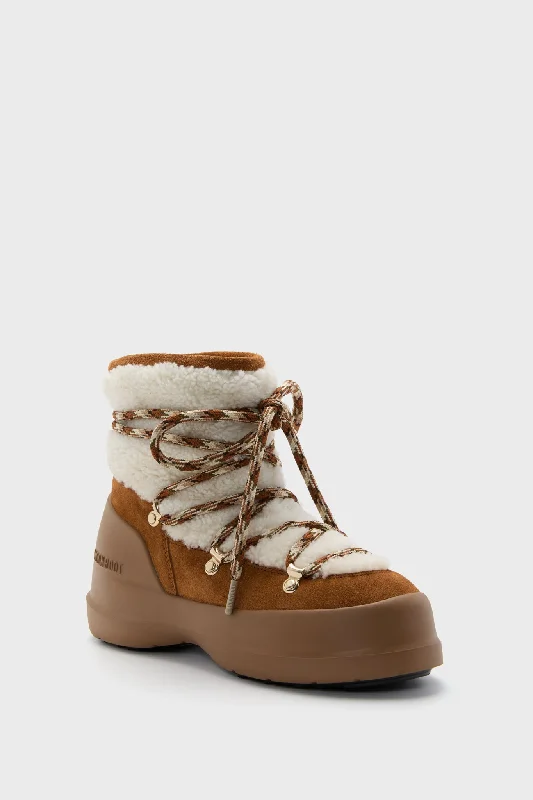 Breathable Shoes Discount Whisky Off White Luna Shearling Boots
