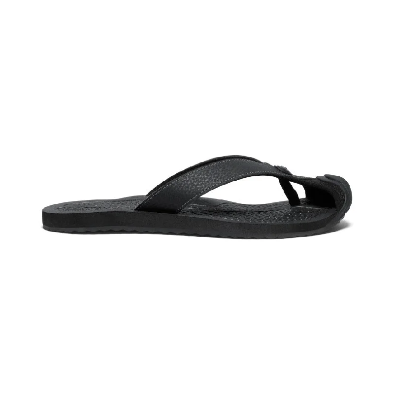 Designer Shoes Clearance Women's Barbados Flip-Flop  |  Black/Steel Grey