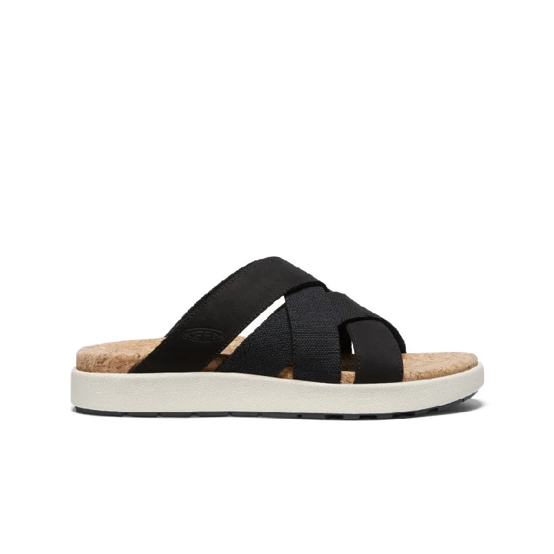 Premium Footwear Sale Women's Elle Mixed Slide  |  Black/Birch