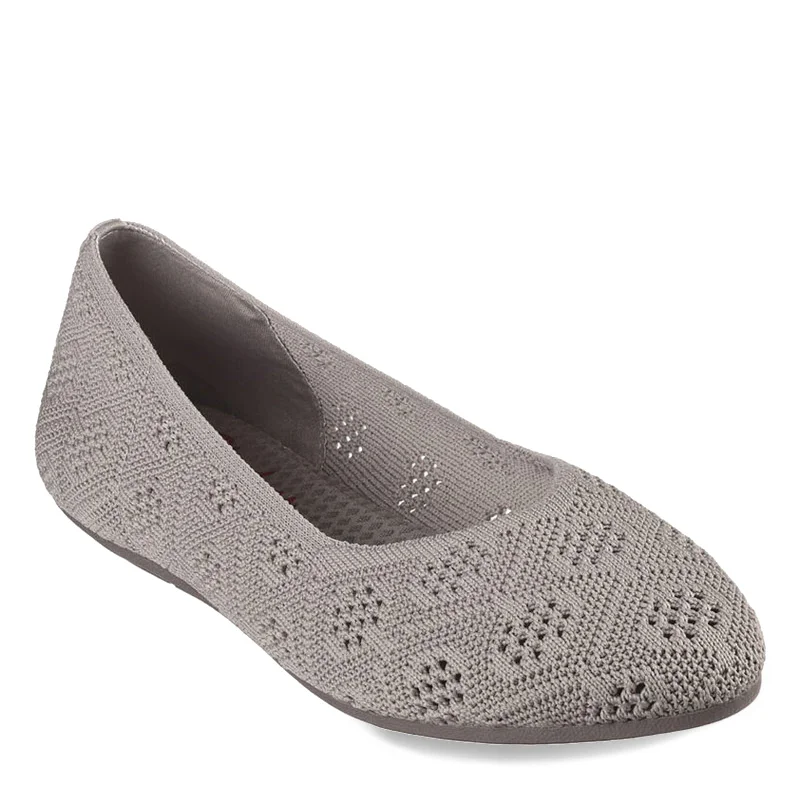 Seasonal Clearance Women's Skechers, Cleo 2.0 - Knitty Witty Flat