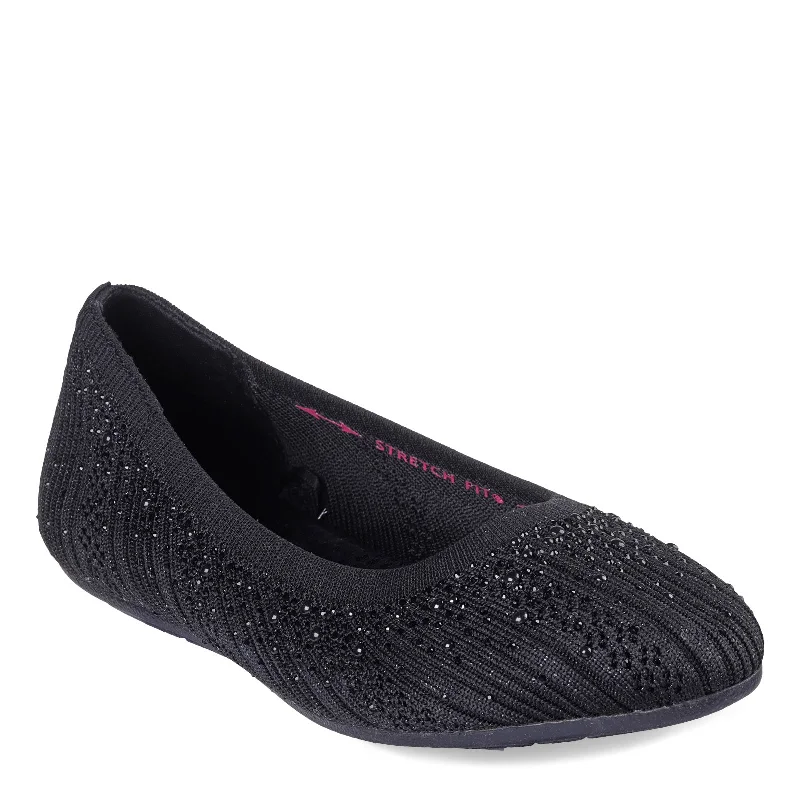 Vibrant Style Promotions Women's Skechers, Cleo 2.0 - Glitzy Daze Flat