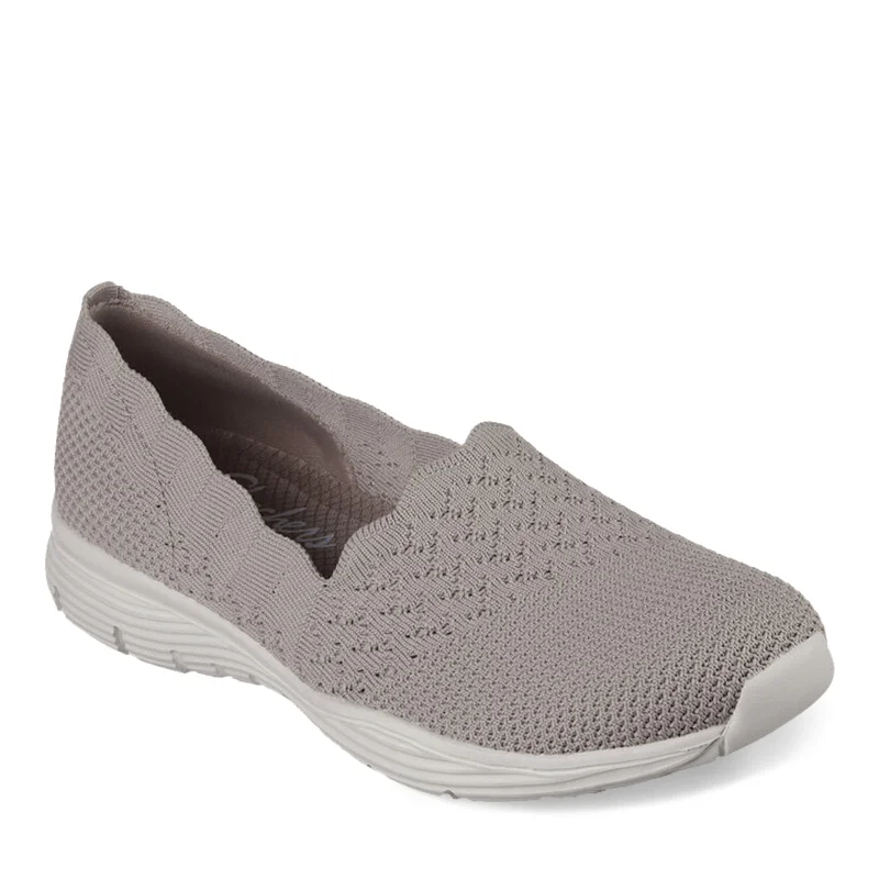 Massive Savings Women's Skechers, Seager - Stat Slip-On - Wide Width