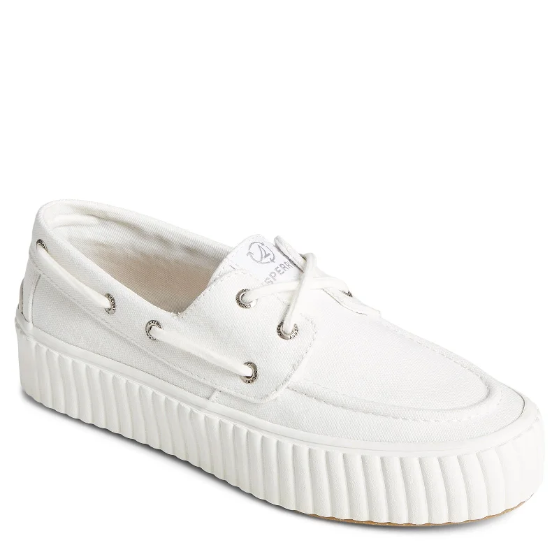 Stylish Basics Women's Sperry, Pier Wave Boat Platform Sneaker
