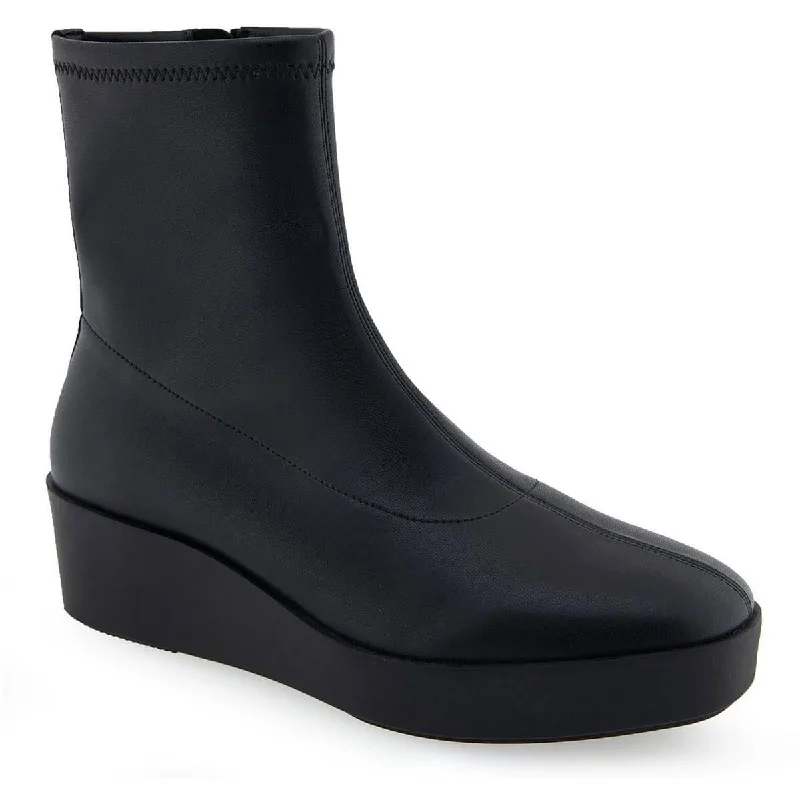 Vintage-Inspired Style Offers Aerosoles Womens Chiara Ankle Faux Leather Mid-Calf Boots