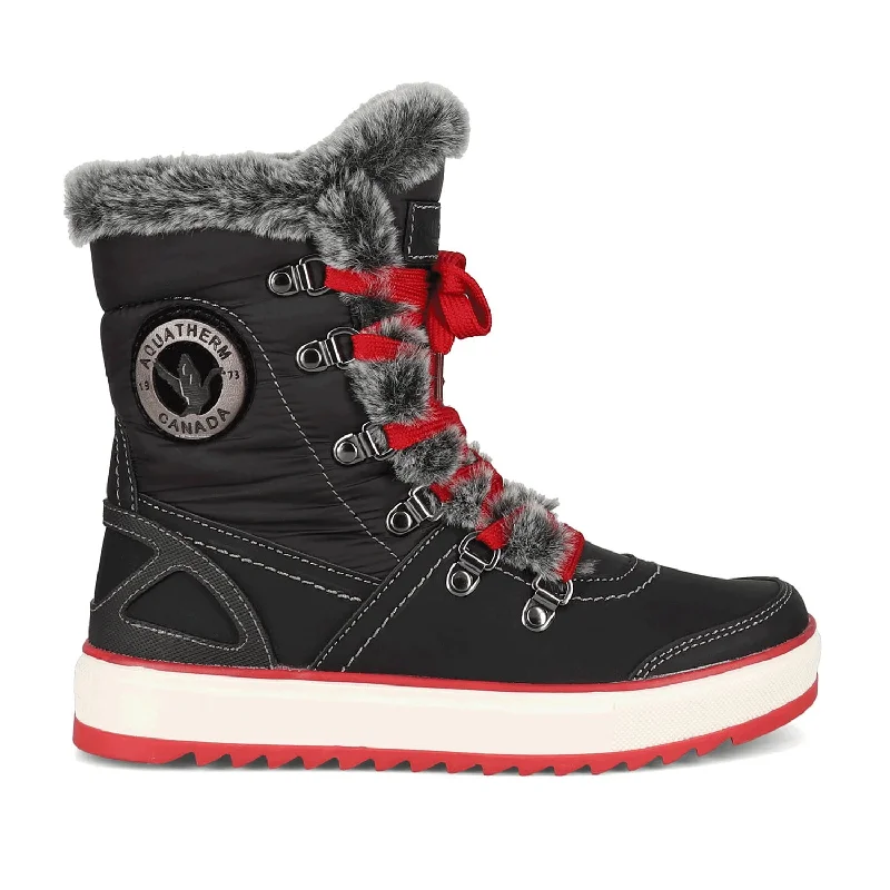 Vibrant Style Promotions Aquatherm Women's Mara in Black/Red