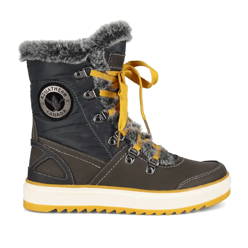 Romantic Chic Deals Aquatherm Women's Mara in Grey/Mustard