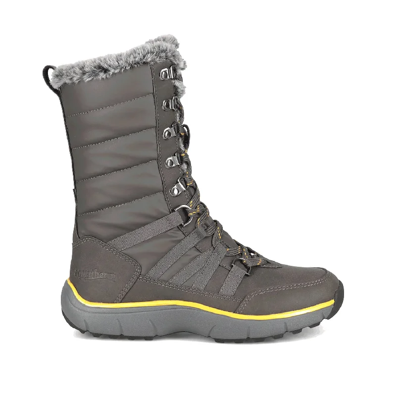 Feminine Style Promotions Aquatherm Women's Racer in Grey/Mustard