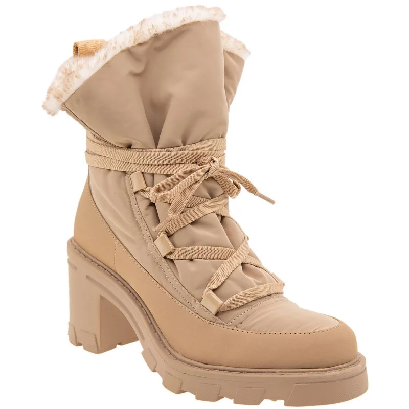 Valentine's Special BCBGeneration Womens Tagli Faux Fur Lined Slip-On Booties